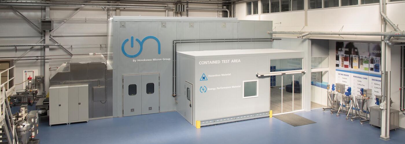 Test centre at Hosokawa Micron B.V.